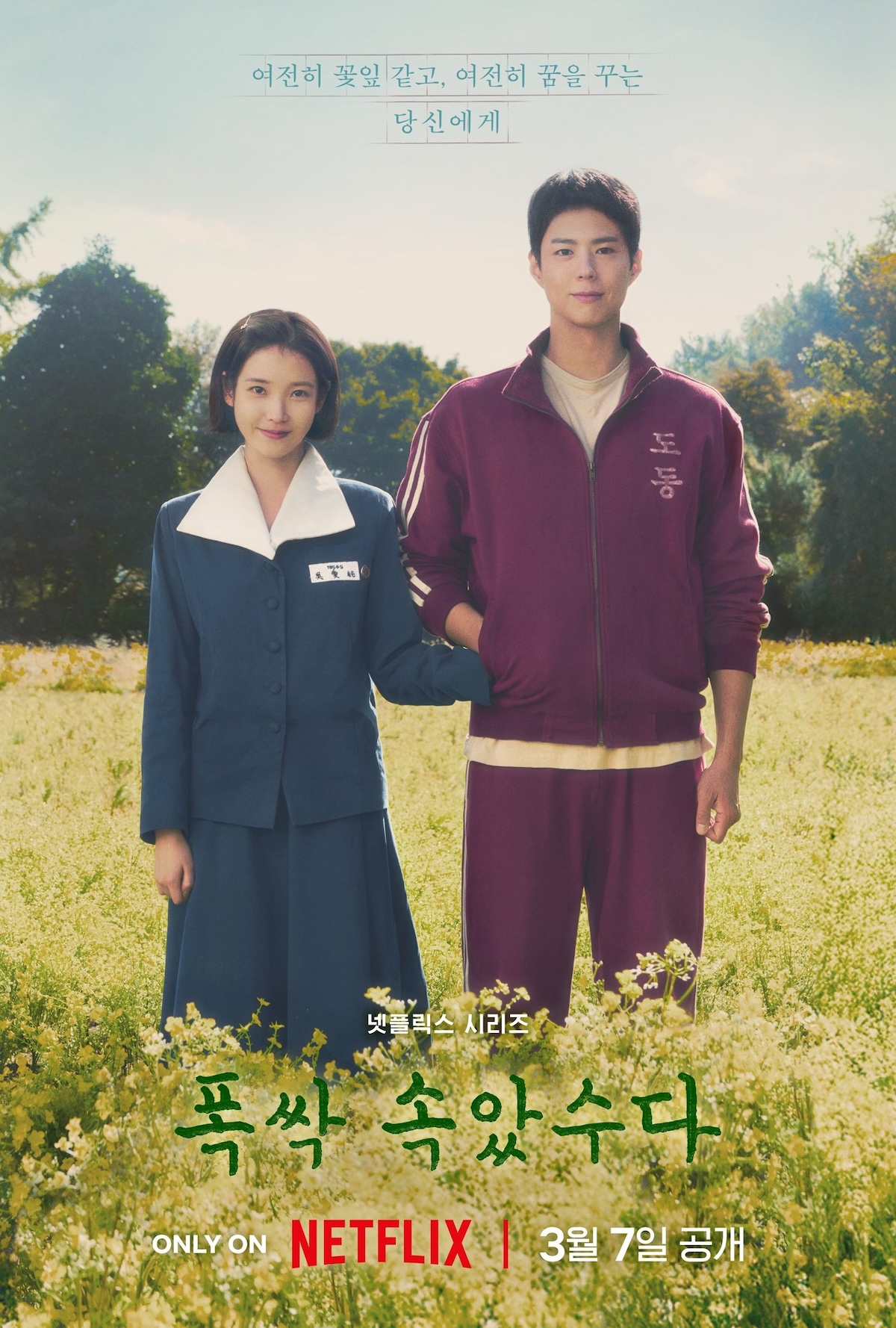 Teaser trailer and displays for Netflix drama “when life gives you mandarins”