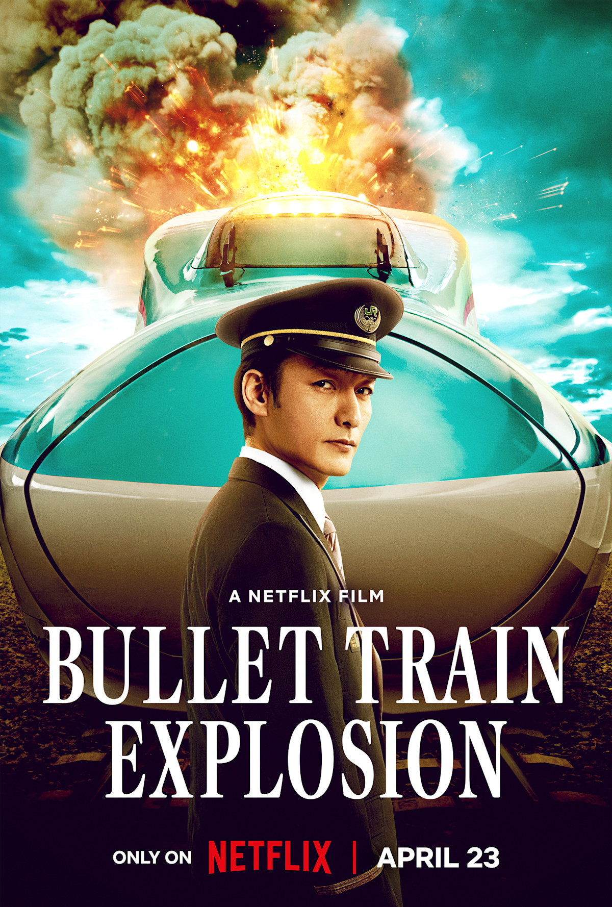 Trailer and Teaser poster for the Netflix film “Bullet Train Explosion”